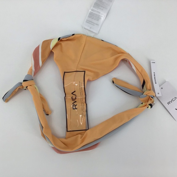 RVCA NWT Horizon Striped Reversible Cheeky Bikini Bottom, XS - Picture 13 of 16